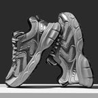Damen Sportliche High-Tech Sneakers mit atmungsaktiver Struktur R&B