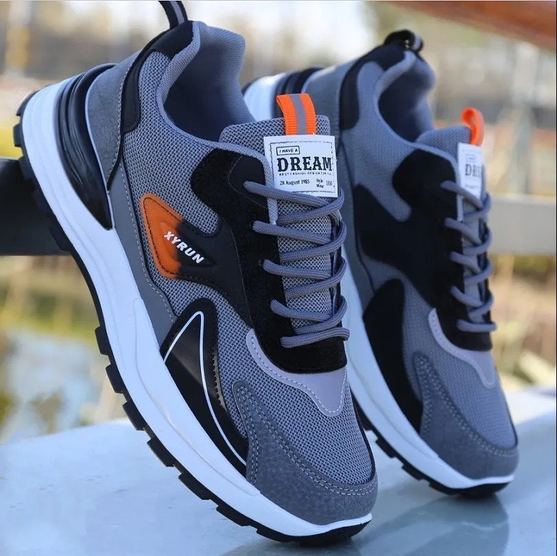 Damen Komfortable und modische Sneakers mit atmungsaktiver Mesh-Oberfläche R&B
