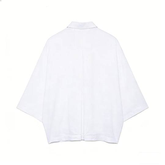 Damen Oversize Hemdbluse aus weichem, atmungsaktivem Material R&B