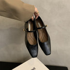 Damen Mary Jane Schuhe mit elegantem Riemchen und modischem Blockabsatz EB