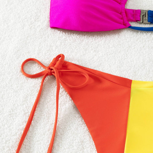 Damen Triangel-Bikini mit verstellbaren Seitenbändern und innovativem Schnitt R&B