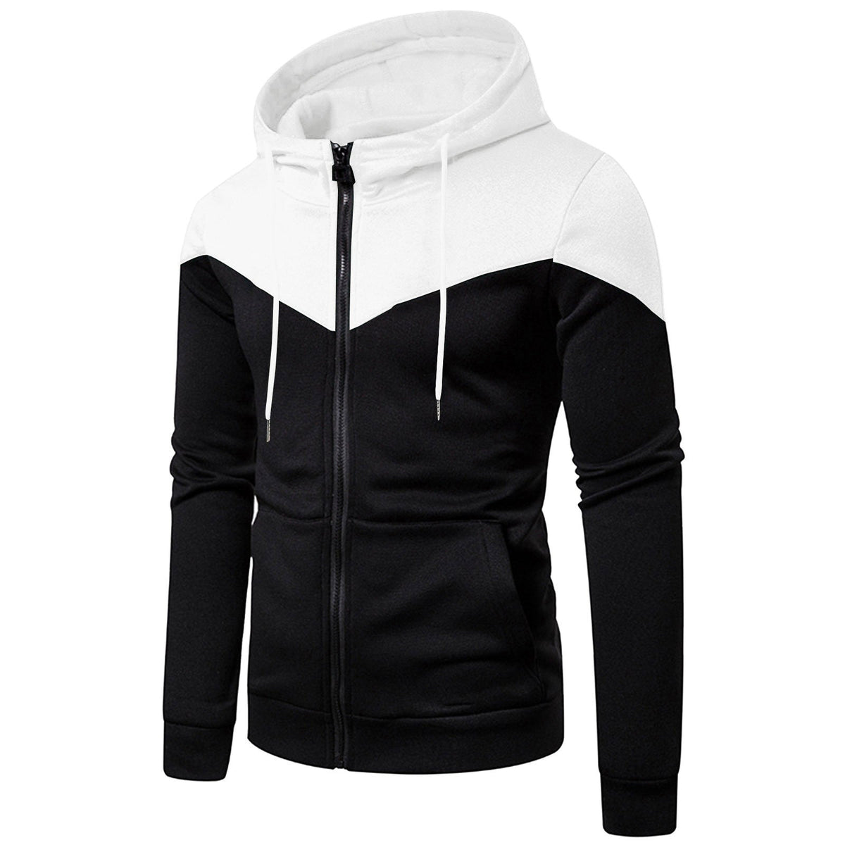 Herren sportliche Kapuzenjacke R&B