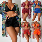 Damen Strandkleid mit floralem Muster R&B