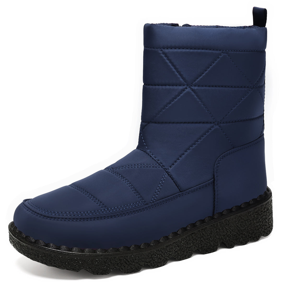 Damen Komfortable Winterstiefel mit hohem Schaft und rutschfester Sohle R&B
