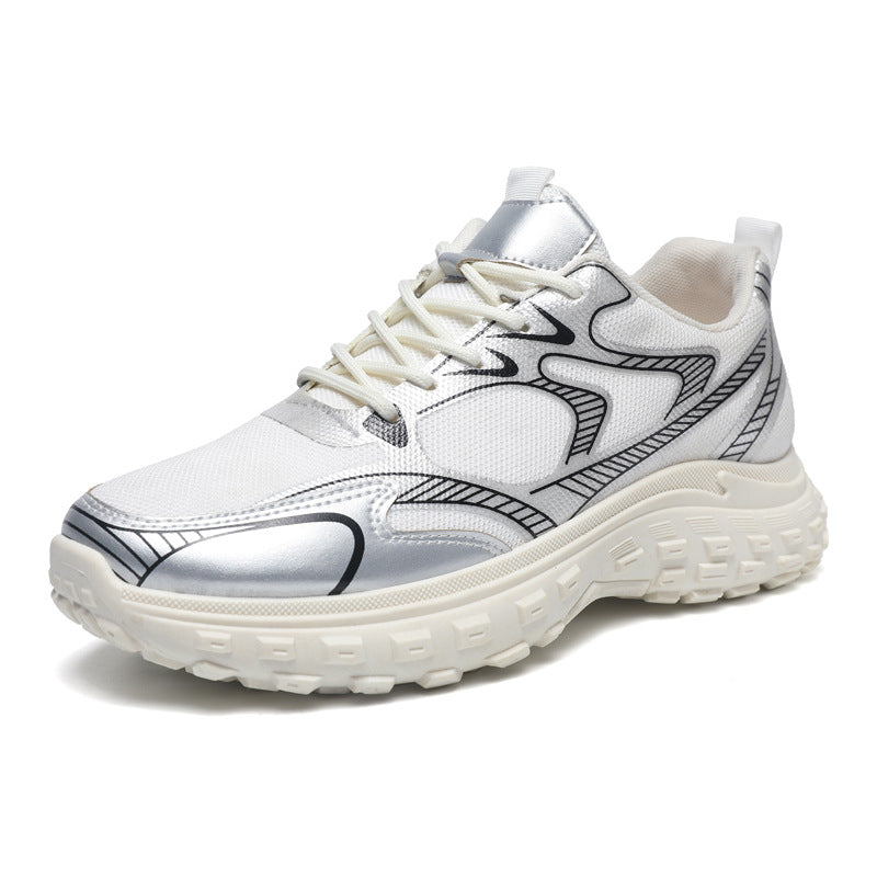 Damen Sportliche Lifestyle Sneakers mit stoßdämpfender Sohle und vielseitigem Design R&B