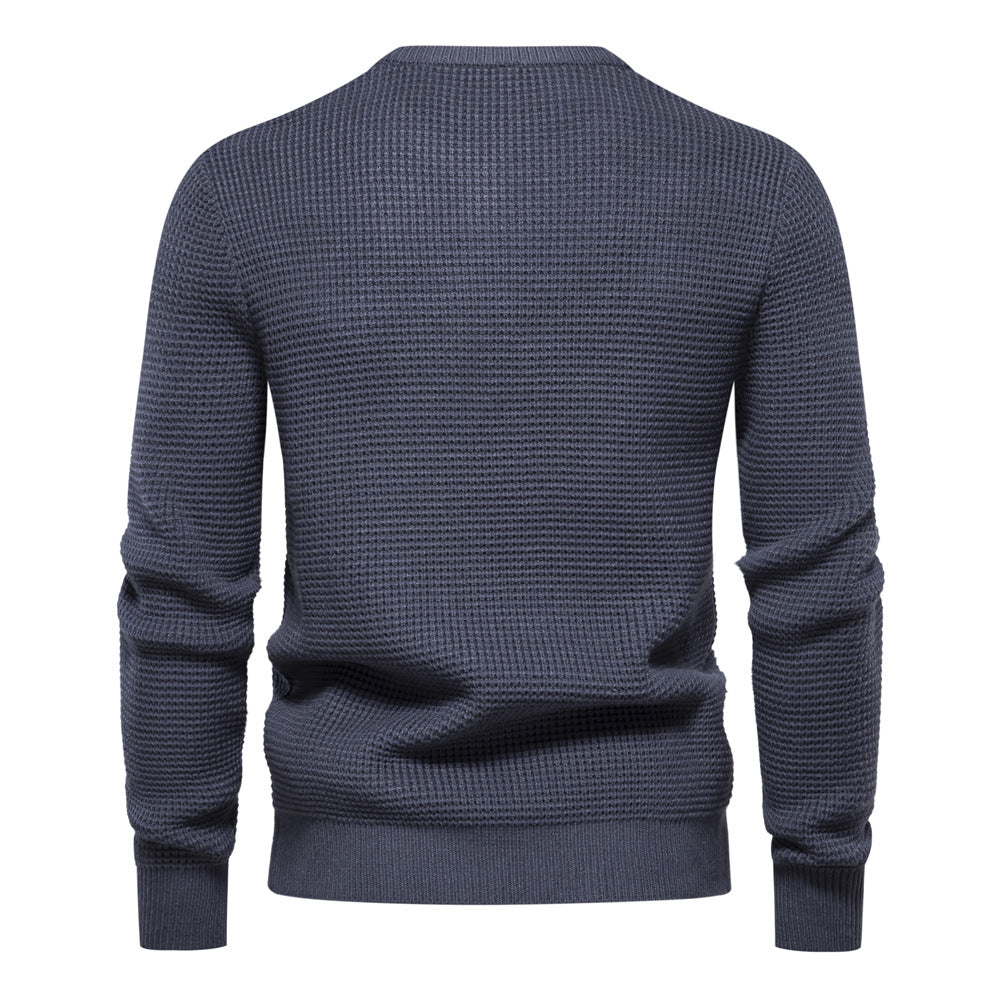 Herren Strickpullover mit modernem Strukturdesign R&B