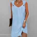Damen Minikleid mit Wellenmuster R&B