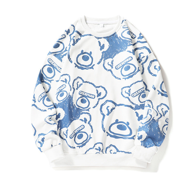 Herren lässiger Sweatshirt mit kreativem Tiermotiv R&B