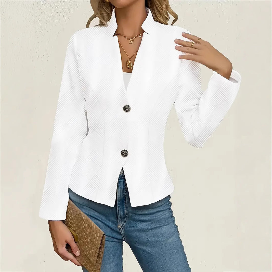 Damen Taillierte Blazerjacke mit elegantem Schnitt und Knopfdetails R&B
