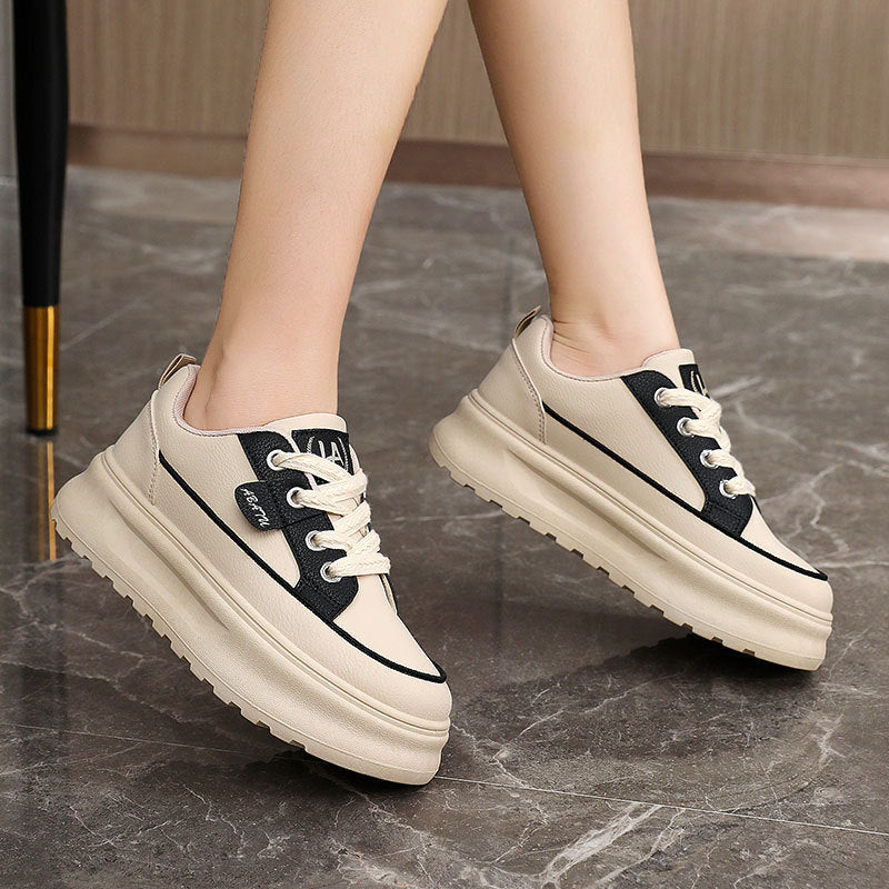 Damen Chunky Sneaker mit modischem Mehrfarbendesign und komfortabler Dämpfung R&B