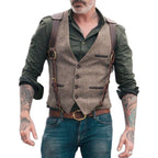 Herren elegante Weste mit modernem Schnitt und hochwertigen Details