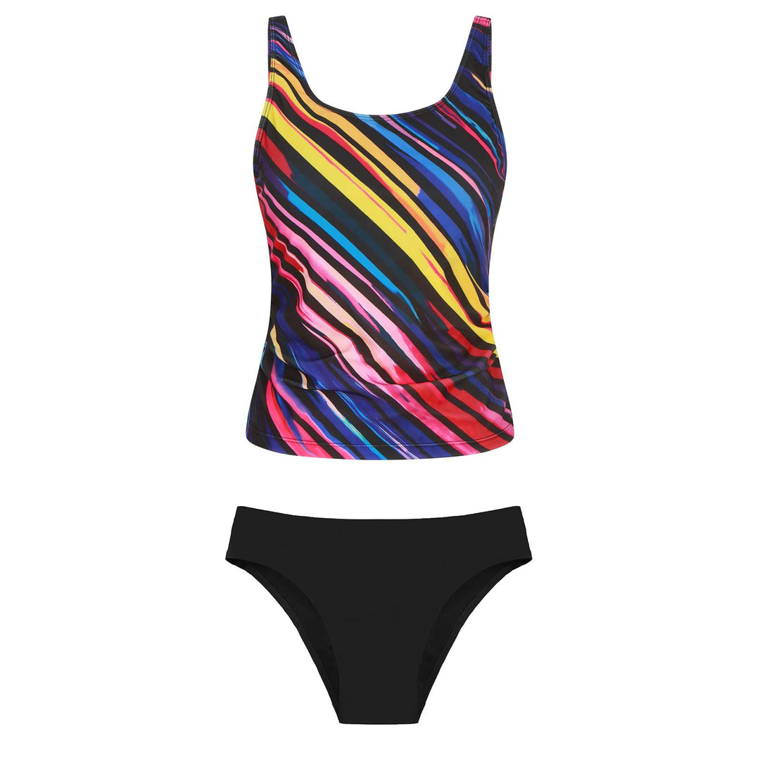 Damen Bikiniset mit floralem Oberteil und klassischem Unterteil R&B