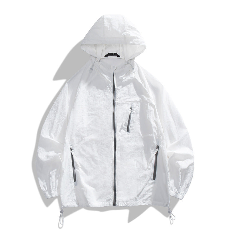 Herren leichtgewichtige Windjacke mit praktischen Taschen und atmungsaktiven Eigenschaften R&B