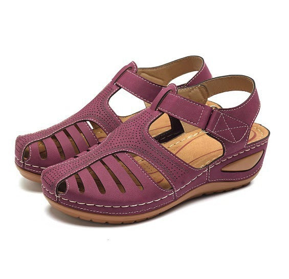 Damen Sandalen mit verstellbarem Riemendesign und atmungsaktivem Obermaterial R&B