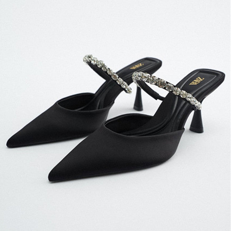 Damen Sling-Pumps mit funkelndem Riemen und elegantem Design R&B