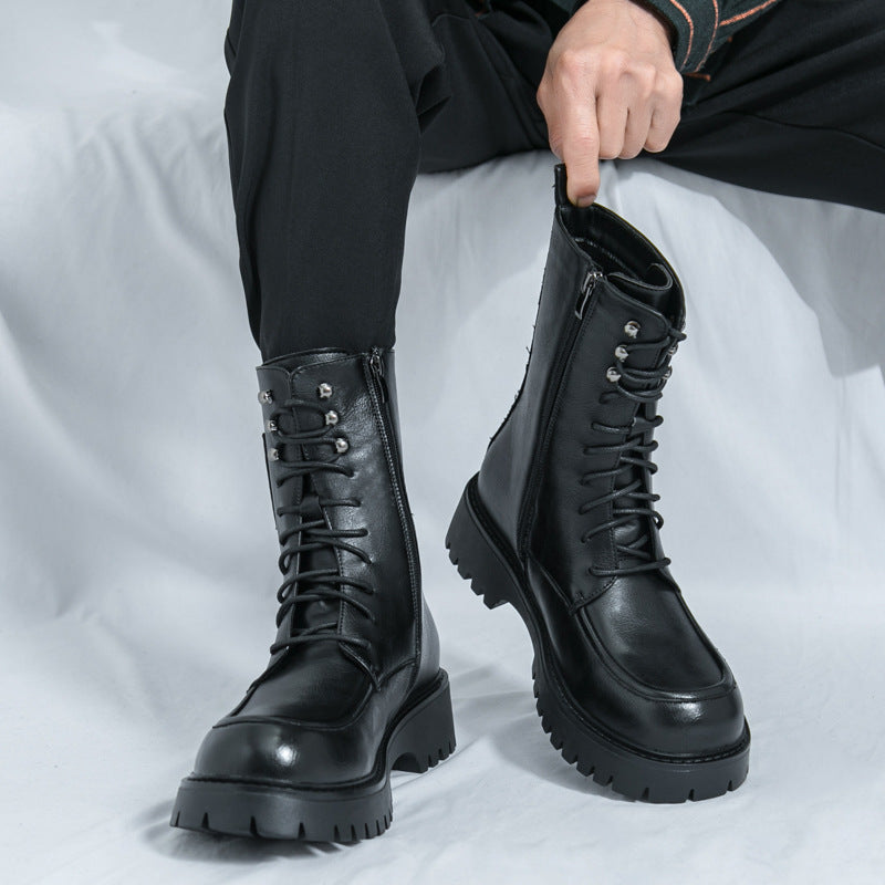 Damen Hohe Schnürboots mit rutschfester Sohle und robustem Obermaterial R&B