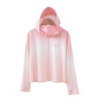 Damen nan leichte Kapuzenjacke mit UV-Schutz, schnell trocknender Sportjacke mit Reißverschluss R&B