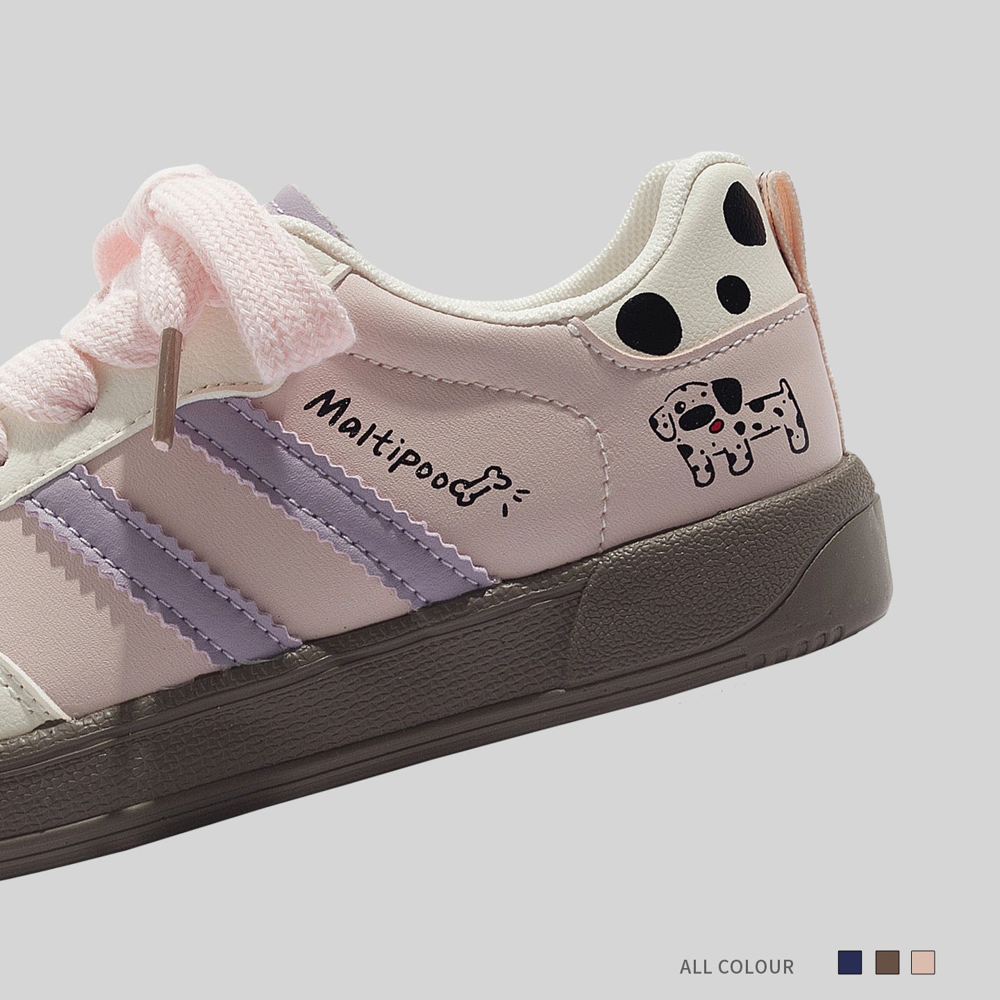 Damen Sneakers mit verspieltem Tiermotiv und rutschfester Sohle