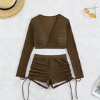 Damen Baderock mit hoch geschnittenem Oberteil und lässigem Design R&B