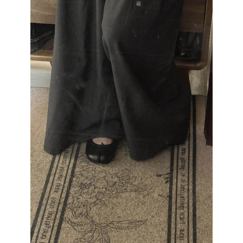 Damen bequeme Hausschuhe mit geschmeidiger Leder-Oberfläche und rutschfester Sohle