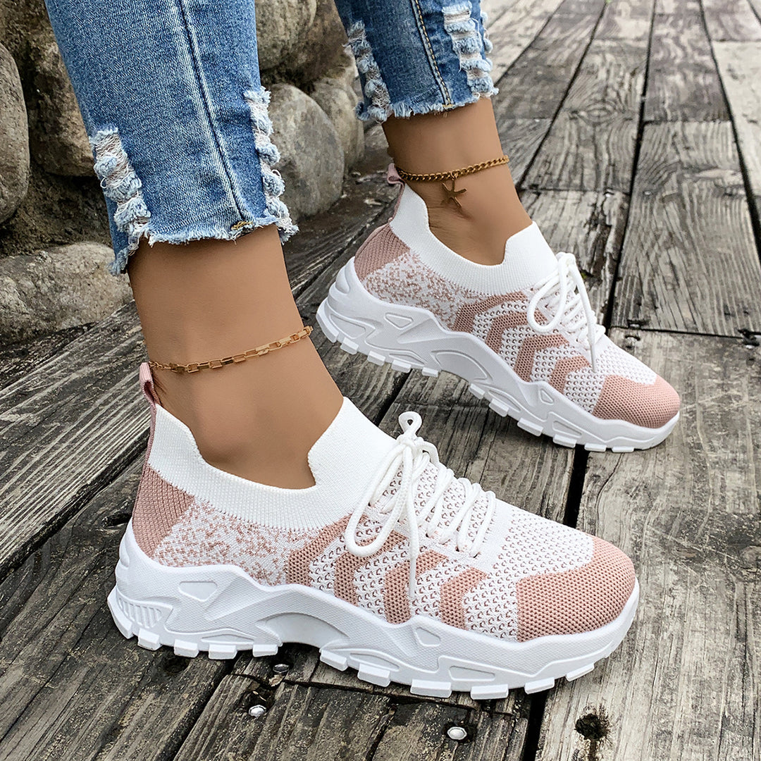 Damen atmungsaktive Lauf-Sneaker mit flexibler Sohle R&B
