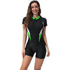 Damen Surfanzug mit kurzem Arm und sportlichem Schnitt R&B