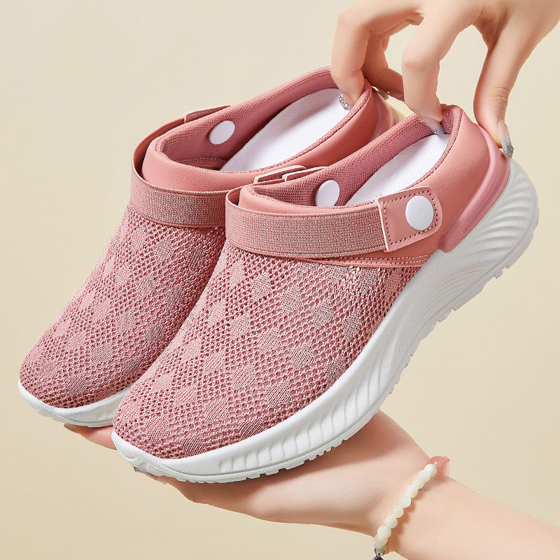Damen Atmungsaktive Clogs mit flexiblem Tragekomfort R&B