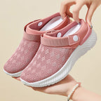 Damen Atmungsaktive Clogs mit elastischem Riemen und rutschfester Sohle