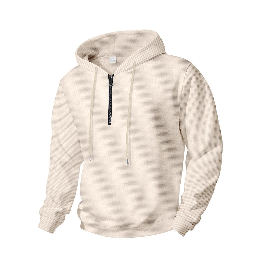 Herren Kapuzenpullover mit innovativem Reißverschluss und atmungsaktivem Material R&B