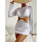 Damen Baderock mit offenen Seiten und modischem Ringdetail R&B