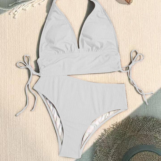 Damen Triangel-Bikini mit modischem Wickel-Design R&B
