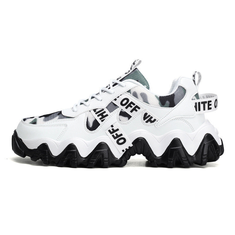 Damen Sportliche Chunky Sneakers mit strapazierfähigem Obermaterial und rutschfester Sohle