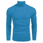 Herren Rollkragenpullover aus feinem Rippstrickmaterial