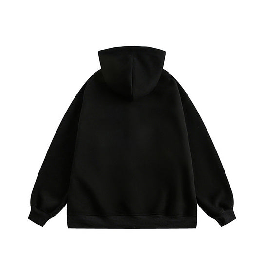 Damen lässige Kapuzenjacke mit Reißverschluss und Taschen R&B