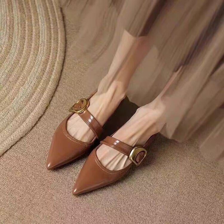 Damen elegante Ballerina-Pumps mit modischem Schleifenakzent und komfortabler Innensohle R&B