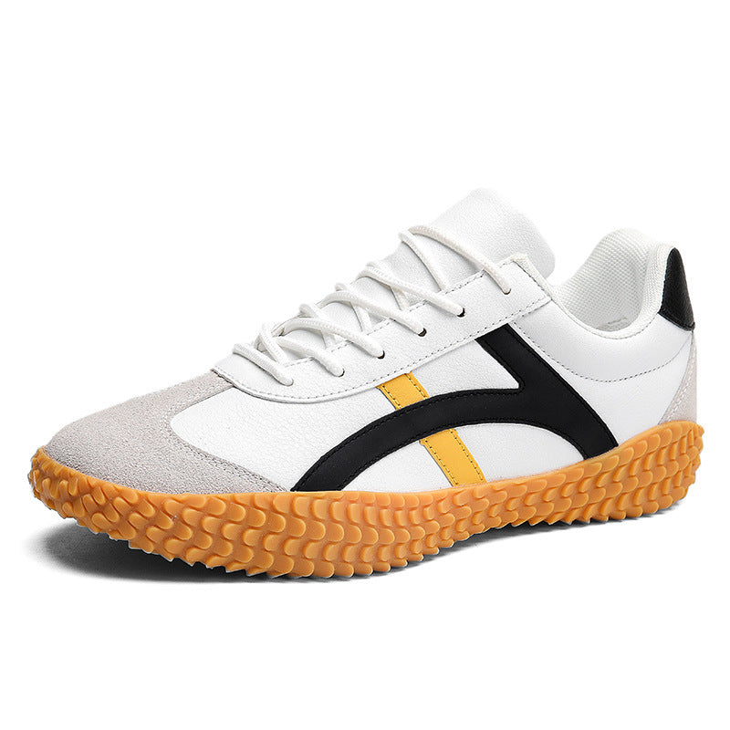 Unisex nan retro-urbaner Mesh-Sneaker mit profilierter Gummilaufsohle und Veloursleder-Zehenkappe R&B