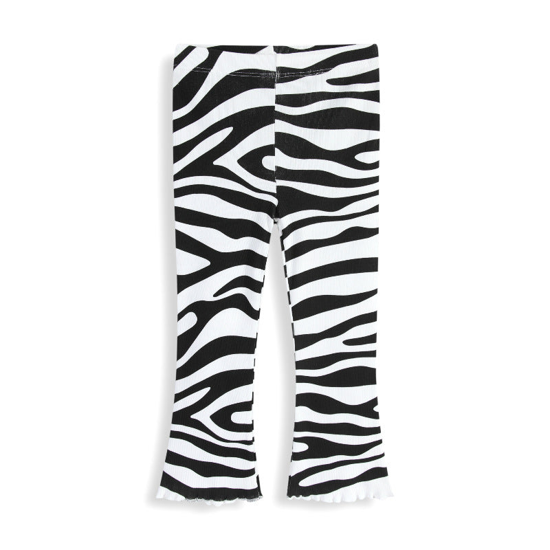 Mädchen Schlagleggings mit aufregendem ZR&Bra-Muster R&B