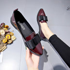 Damen elegante Slipper mit modischem Schleifendetail R&B