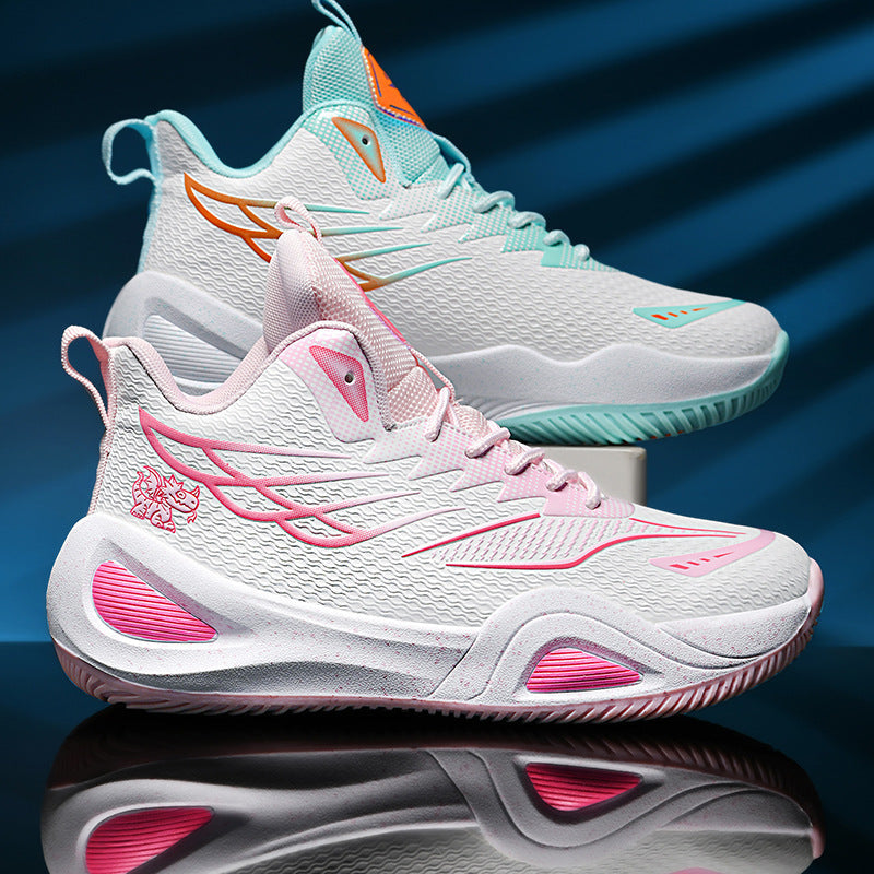Damen Sportliche High-Top Sneakers mit atmungsaktiver Mesh-Oberfläche und dämpfendem Fußbett