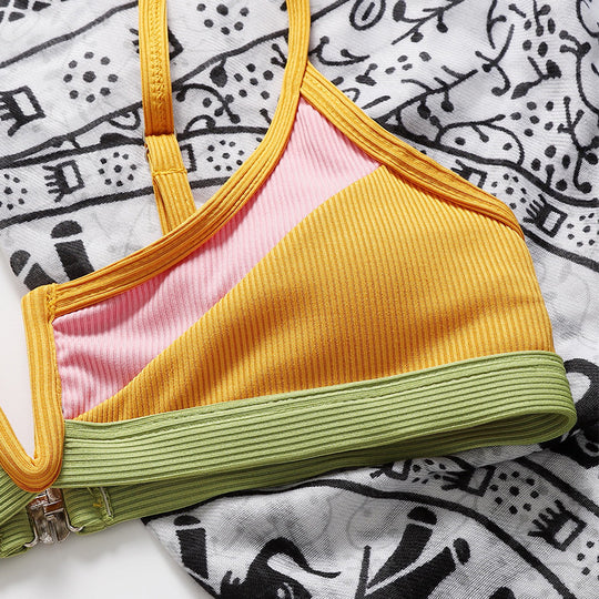 Damen Sportlicher Bikini R&B