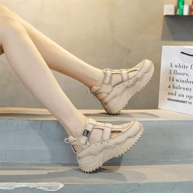 Damen Trendige Sandalen mit rutschfester Sohle und verstellbarem Riemensystem R&B
