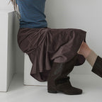 Damen Eleganter ausgestellter Rock mit raffinierter Silhouette R&B