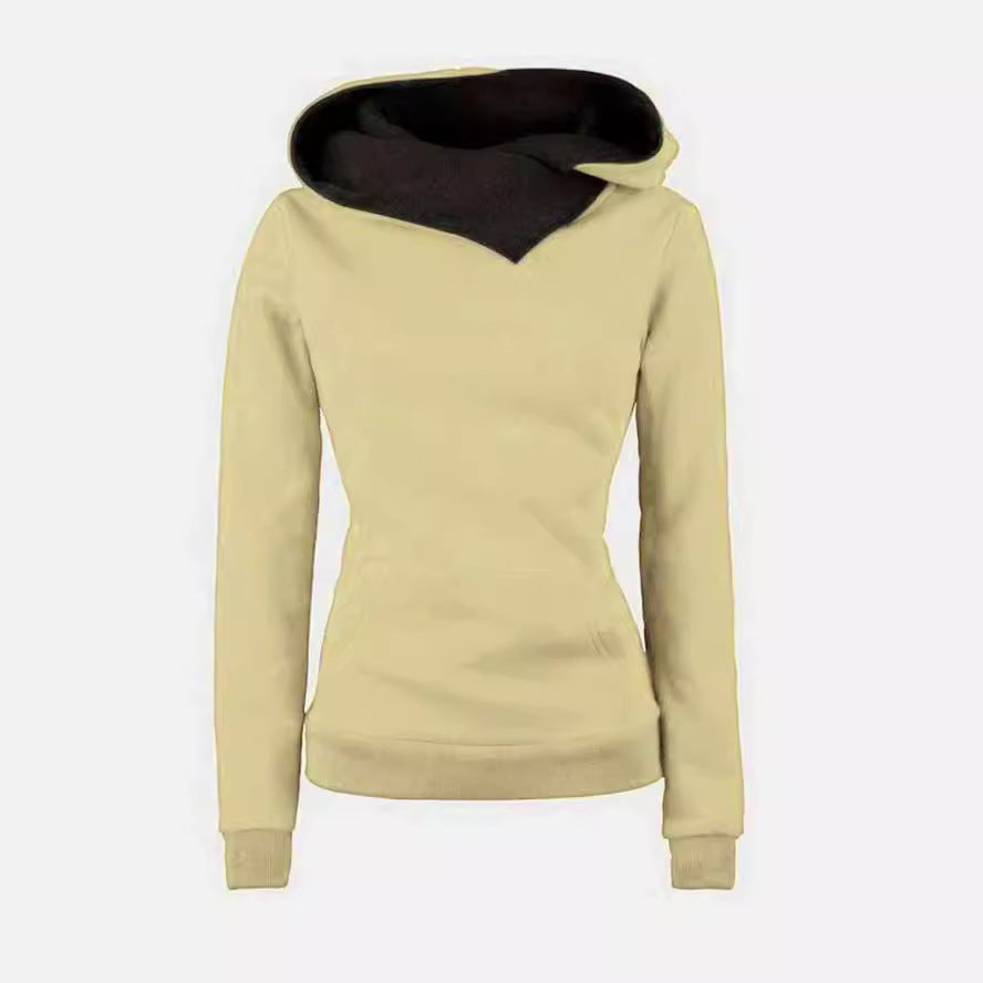 Damen Kapuzenpullover mit asymmetrischem Schnitt R&B