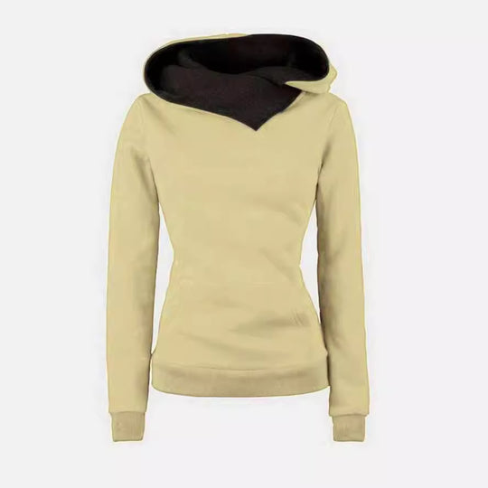 Damen Kapuzenpullover mit asymmetrischem Schnitt R&B
