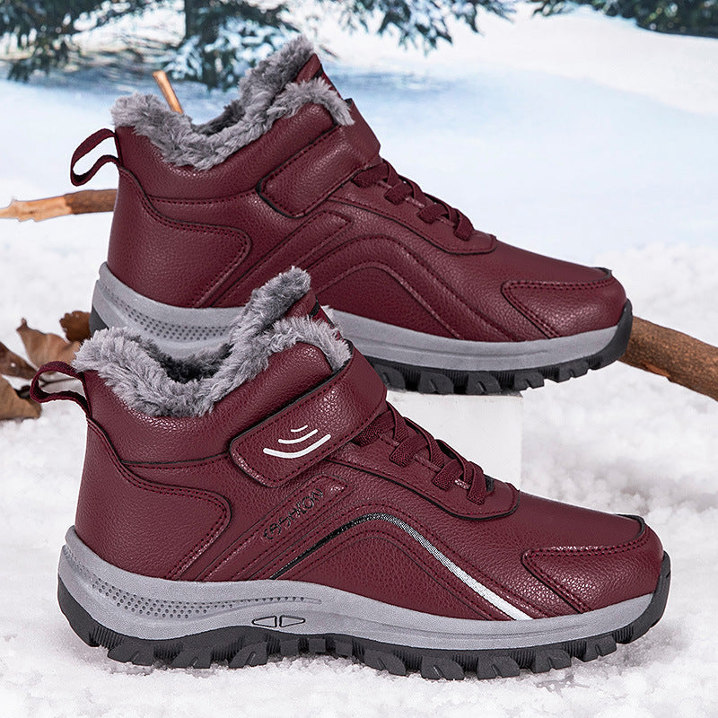 Damen warme Winterboots mit isolierender Fütterung und rutschfester Sohle R&B
