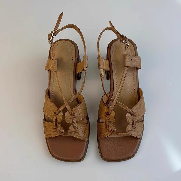 Damen Blockabsatz Sandalen