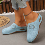 Damen Komfortable Clogs mit eleganter Durchlüftung R&B