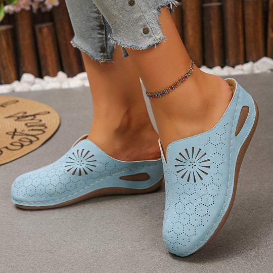 Damen Komfortable Clogs mit eleganter Durchlüftung R&B