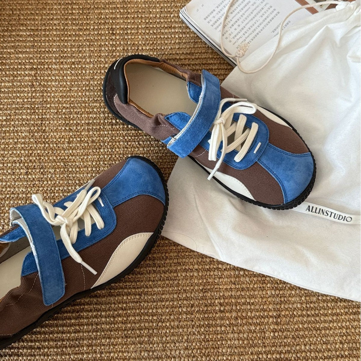 Damen Atmungsaktive Freizeitschuhe mit innovativem Klettverschluss und dämpfender Sohle R&B