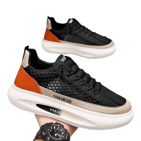 Damen Sportliche Sneakers mit atmungsaktiver Netzstruktur und leichter Laufsohle R&B